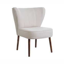 JVmoebel Sessel, Design Lounge Club Stuhl Esszimer Lehn Relax Polster Gastro Stühle Sessel Klubow beige