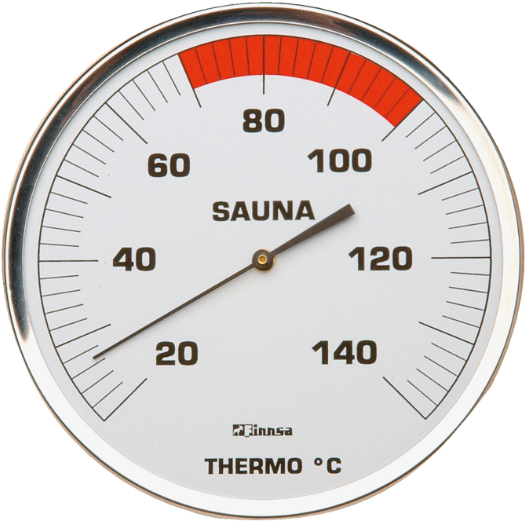 Sauna-Thermometer mit 160 mm Skala