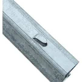 Estexo Weidezaun Pfosten 10 x 195 cm Silber/Metall
