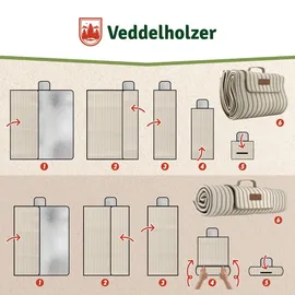 Veddelholzer Picknickdecke 200 x 200 cm
