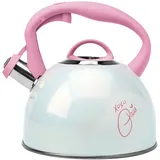 Fackelmann Edelstahl Teekanne 2 l Rosa