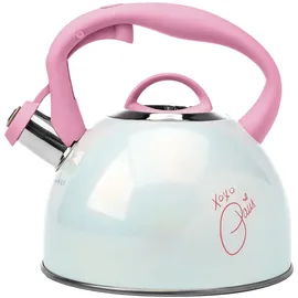 Fackelmann Edelstahl Teekanne 2 l Rosa