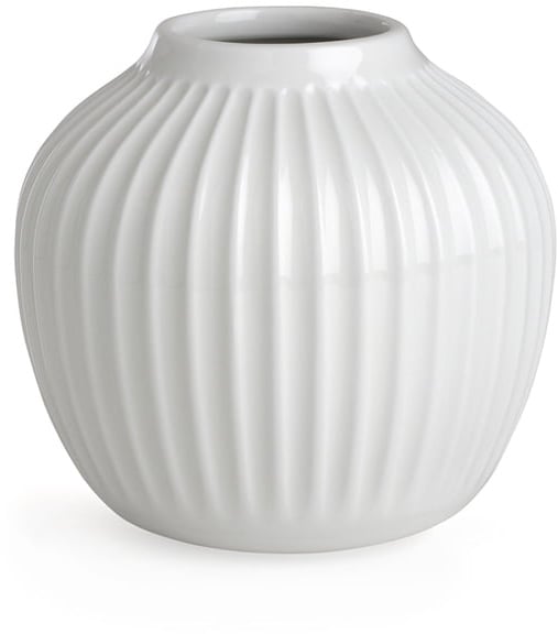 Preisvergleich Produktbild Kähler Design - Hammershøi Vase, H 13 cm / weiß