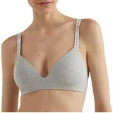 Tommy Hilfiger Damen Triangel BH Stretch, Grau (Light Grey Heather), M - M