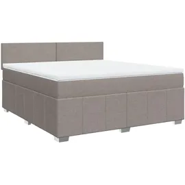 vidaXL Boxspringbett 180 x 200 cm Taupe