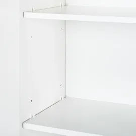 Beliani Bad, Hängeschrank Grau