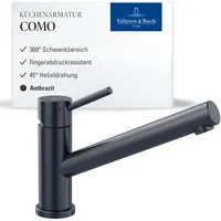 Villeroy & Boch Como Hochdruck-Küchenarmatur Anthrazit