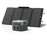 ECOFLOW EF ECOFLOW Tragbare Powerstation RIVER 2 MAX mit 160W faltbare solar panel