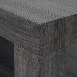Mendler Couchtisch HWC-A32, Wohnzimmertisch, 3D-Struktur, 40x110x60cm MVG-zertifiziert ~ schwarze Eicheoptik