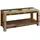 Massivmoebel24 Couchtisch Altholz Mehrfarbig Akazie 110 x 45 x 50 cm