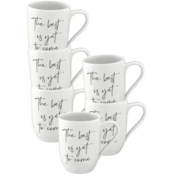 Villeroy & Boch Statement Becher 'The Best is yet to Come' 290 ml 6er Set - DS