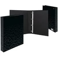 Herma Fotobook schwarz DIN A4 4-Ring-Mechanik 20152