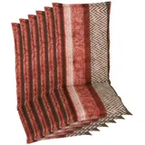 GO-DE Hochlehner Auflage 120 x 50 x 6 cm rot 6 St.