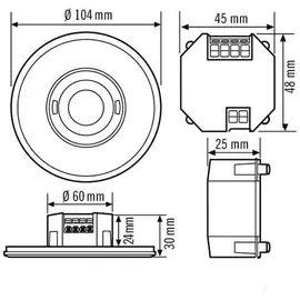 ESYLUX Präsenzmelder PD-FLAT EP10428661