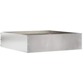 vidaXL Raseneinfassung 50 x 50 x 13 cm  Silber