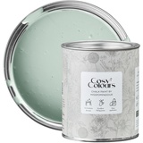 MissPompadour Kreidefarbe für Möbel grün 750ml, Fairy Green - Holzfarbe, Holzlack matt innen - Möbellack, Möbelfarbe ohne Schleifen - Kreidefarbe für Holz - CosyColours