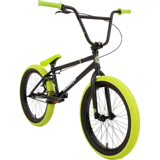 BULLSEYE BMX Bike 20Zoll Freestyle BMX Fahrrad Bullseye Project 501 Fahrrad schwarz/beige