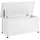Beliani Gartentruhe 190L 113 x 52 cm Weiß