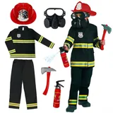 Morph Kinder Kostüm Jungen Feuerwehr, Kostüm Kinder Jungen Feuerwehr, Kinder Feuerwehranzug, Kostüm Junge Feuerwehr, Feuerwehrmann Anzug Kinder, FeuerwehrKostüm Kinder, Feuerwehr Anzug M