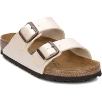 Birkenstock Arizona Bs in Perlmuttweiß | Regular Fit – 7 UK - 40 EU - 9/9.5 US / Pearl White - Braun/Creme - 40
