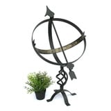 DanDiBo Ambiente DanDiBo Sonnenuhr Garten Groß Metall Schmiedeeisen Wetterfest 70 cm Gartenuhr Uhr