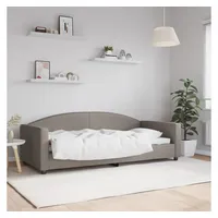 VidaXL Tagesbett Taupe 90x200 cm Stoff