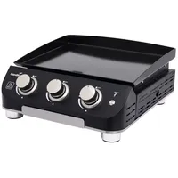 Skandika Gasplancha Palo | Gas Plancha Grillplatte, 3 Brenner,