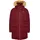 Tommy Hilfiger Steppjacke "TJW MIDI ALASKA FAUX FUR", Damen, Gr. S (36), rot (deep rouge), Web, Obermaterial: 100% Polyester. Futter: 100% Polyester, unifarben, normal hüftbedeckend, Bündchen mit Klettverschluss, Jacken Steppjacke, mit Fellimitat
