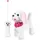 Jamara Trixi RC Plüschhund 22 cm Weiß/Rosa