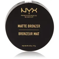 NYX Professional Makeup Matte Bronzer Gepresstes Puder, Ohne Schimmer-Effekt, Vegane Formel, Light