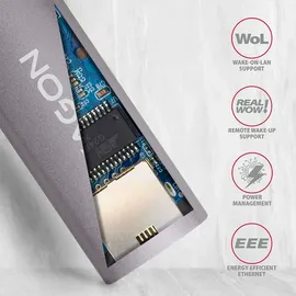 AXAGON USB-C Adapter Grau