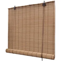 vidaXL Bambusrollo 140 x 160 cm Braun