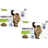 PERFECT FIT Senior 7+ Nassfutter Truthahn Hochseefisch 96 x 85 g