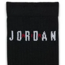 Nike Jordan Everyday Crew Socken 6er Pack Schwarz/Rot/Weiß L