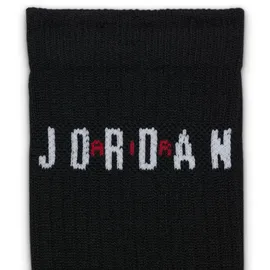 Nike Jordan Everyday Crew Socken 6er Pack Schwarz/Rot/Weiß L