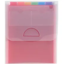 Exacompta Fächermappe Crystal 6 Fächer transparent, 1 St.