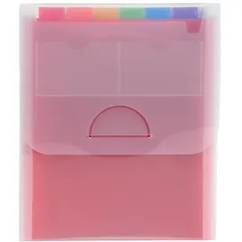 Exacompta Fächermappe Crystal 6 Fächer transparent, 1 St.