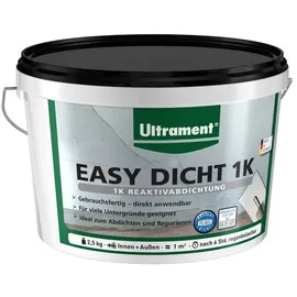 Ultrament Easy Dicht 1 K Reaktivabdichtung 2,5 kg