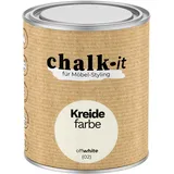 Kreidefarbe 0,75l OffWhite Shaby Chic Möbel Holzlack Natur Vintage Möbellack