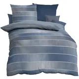 KAEPPEL Timeless Feinbiber blau 135 x 200 cm + 80 x 80 cm