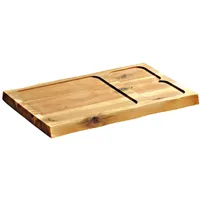 KESPER | Servierbrett mit Mulden, Material: Akazienholz, 37,5 x