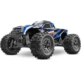 TRAXXAS Stampede 4x4 VXL HD Blau 1/10 RTR Brushless Monster-Truck Ohne Akku Und Ladegerät, Clipless (RTR Ready-to-Run)