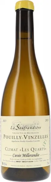 Pouilly-Vinzelles Climat Les Quarts Cuvée Millerandée Zen AOC La Soufrandière 2023 BIO