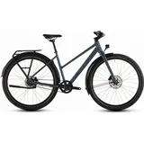 Cube Editor Pro FE 2026 28 Zoll RH 46 cm Damen mineralblue 'n' chrome