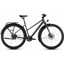 Cube Editor Pro FE 2026 28 Zoll RH 46 cm Damen mineralblue 'n' chrome
