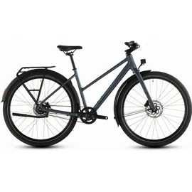 Cube Editor Pro FE 2026 28 Zoll RH 46 cm Damen mineralblue 'n' chrome