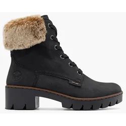 Schnürstiefelette - Damen - schwarz - 41