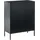 Beliani Vitrine Esholt 80 x 40 x 102 cm Schwarz