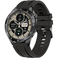 Militär Smartwatch Herren, 1.43''AMOLED Display Smart Watch mit Telefonfunktion, 123 Sportmodi Fitnessuhr mit Herzfrequenz SpO2 Schlafmonitor Schrittzähler, IP68 Wasserdicht Sportuhr für Android iOS