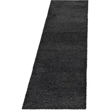 Ayyildiz Teppiche Fluffy 3500 Hochflorteppich 60 x 110 cm grau